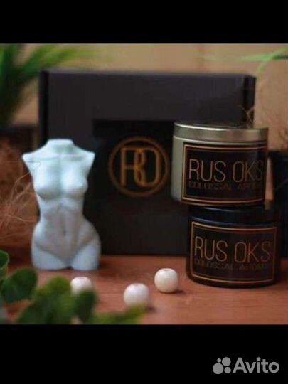 Ароматическая свеча ручной работы