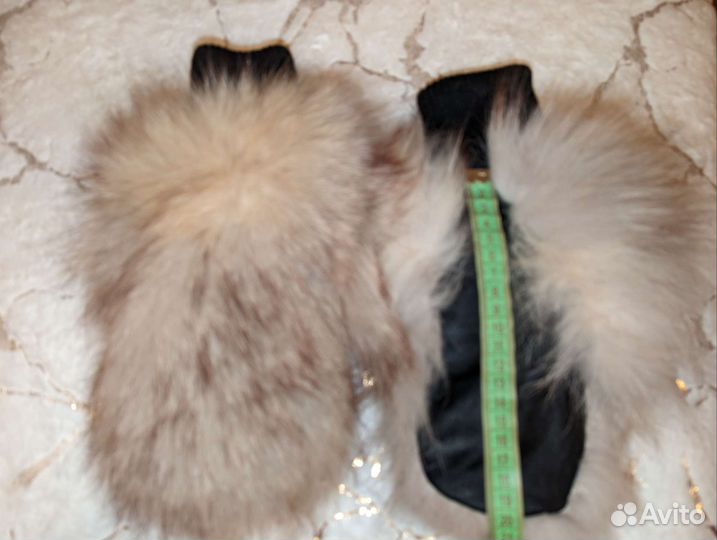 Рукавицы меховые песец