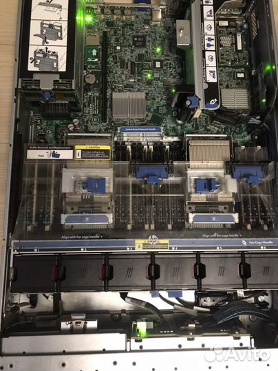 Сервер HP DL380P Gen8 8SFF 2x E5-2696 v2 128GB