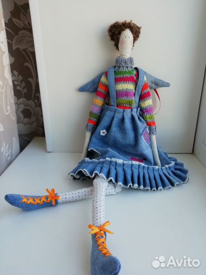 Интерьерная кукла (тильда)