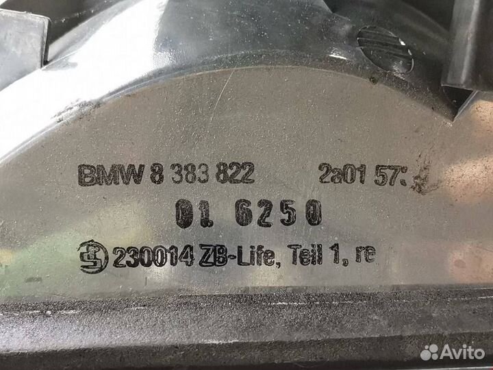 Фонарь задний правый BMW 3 E46 2000 63218383822