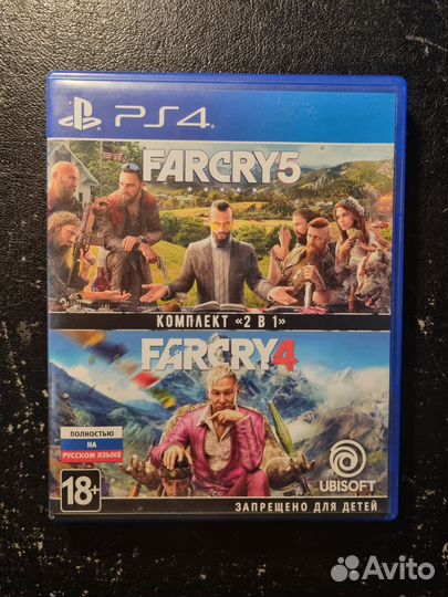 Far Cry 4 + Far Cry 5 PS4 (диски)