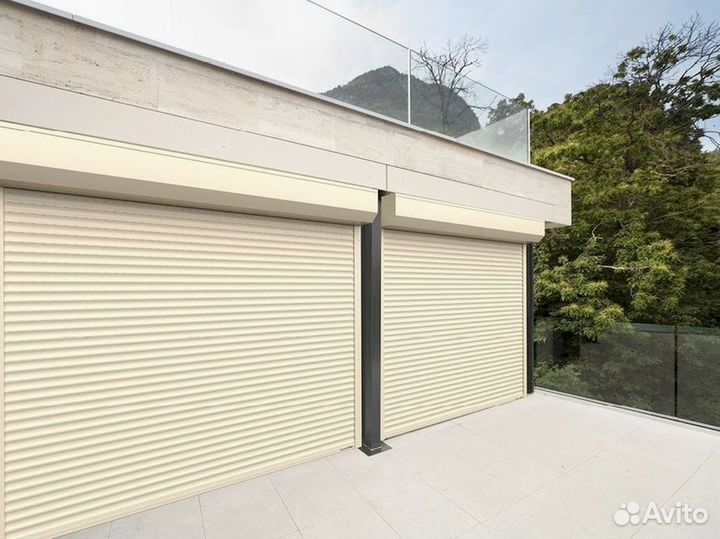 Гаражные секционные ворота рольставни