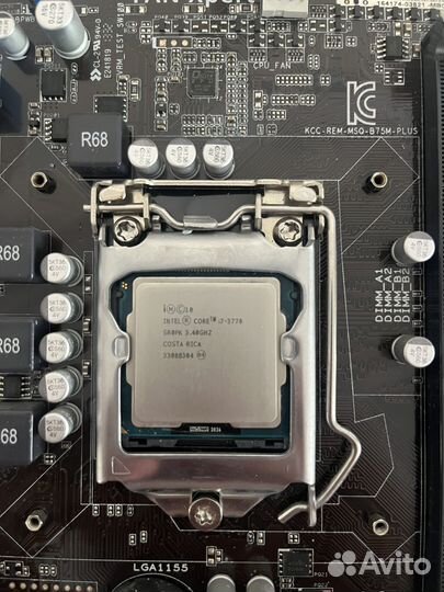 Материнская плата с процессором i7 3770