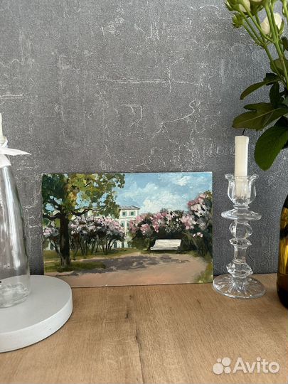 Картина маслом этюд