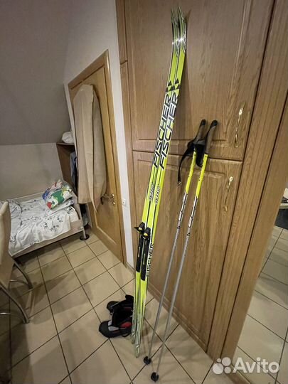 Беговые лыжи fischer classic plus