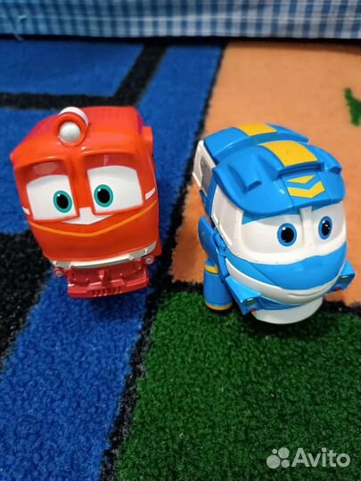 Поли робокар набор и Робот поезда. Щенячий patrol