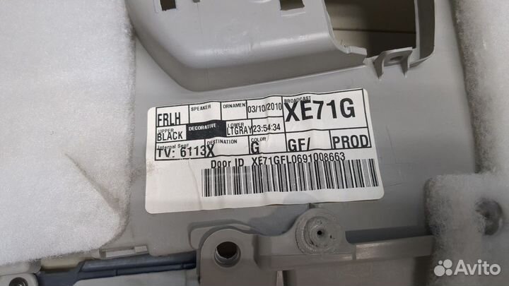 Дверная карта Toyota Venza, 2010