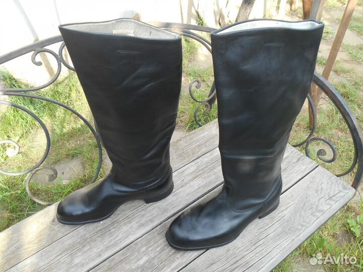 Сапоги хромовые новые