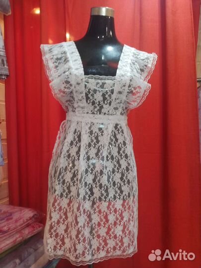 Фартук(белый, черный)