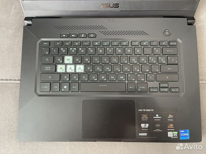 Ноутбук asus TUF Dash F15 i7/NV RTX3070 8Gb