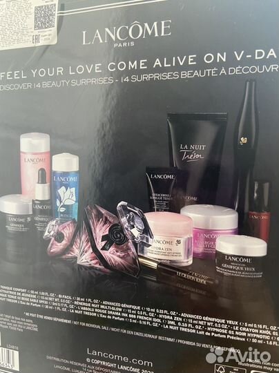 Адвент календарь lancome оригинал