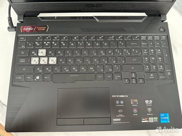 Игровой ноутбук asus TUF gaming laptop F15