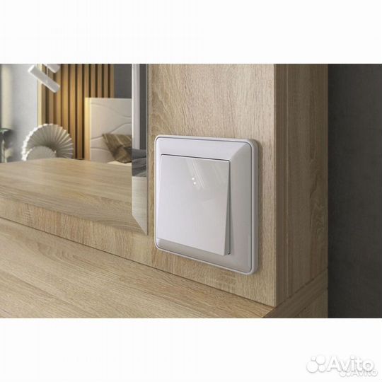 Трюмо дуб сонома/белый Зара