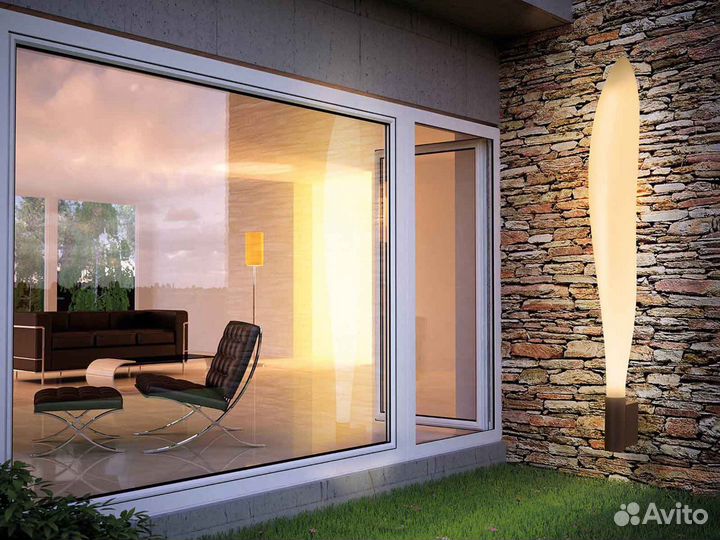 Ремонт окон, стеклопакет Эконом RAL5207