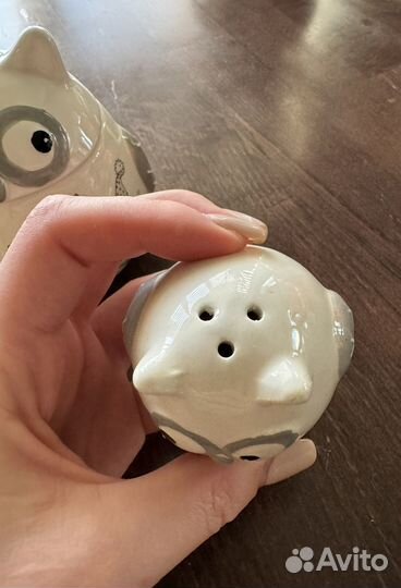 Набор баночек для специй керамика сова