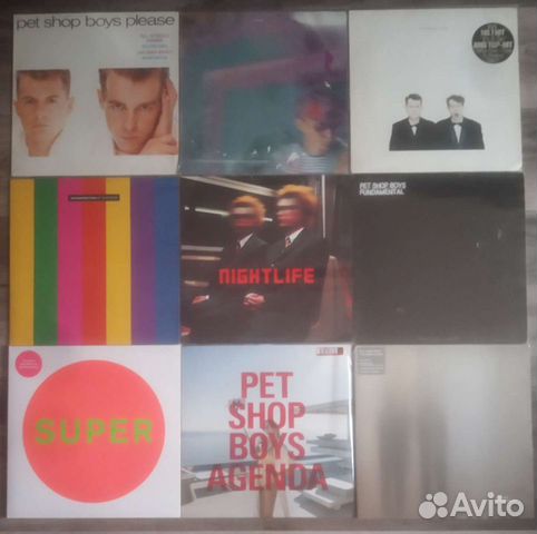 LP Pet Shop Boys Alphaville A ha erasure