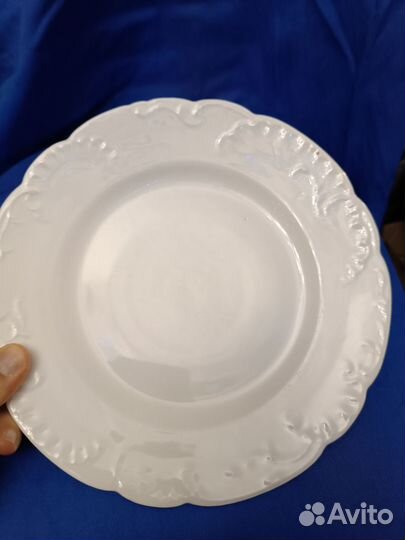 Дореволюционная фарфоровая тарелка