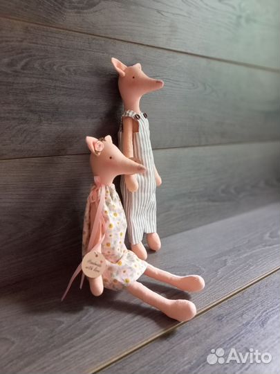 Лиса текстильная Тильда