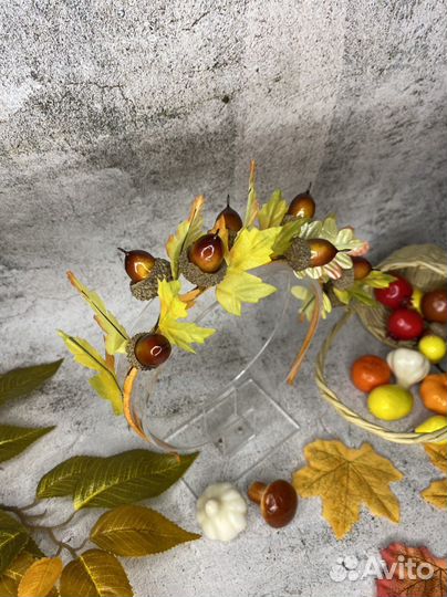 Празник осени осенний бал ободок с листьями