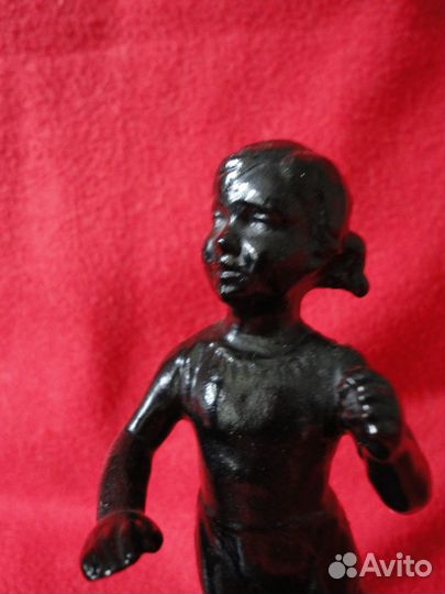 Статуэтка Встреча чугун. Касли. СССР