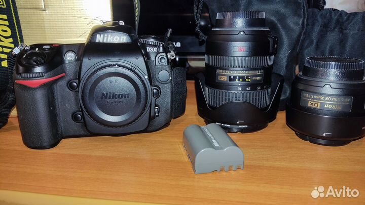 Nikon D300 + два объектива, комплектом