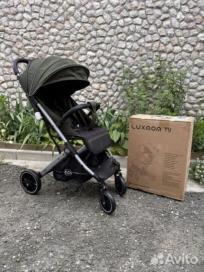 Прогулочная коляска luxmom Т 9 (зеленая хаки )