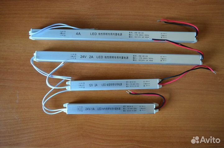 Компактный блок питания 12в, 24 в