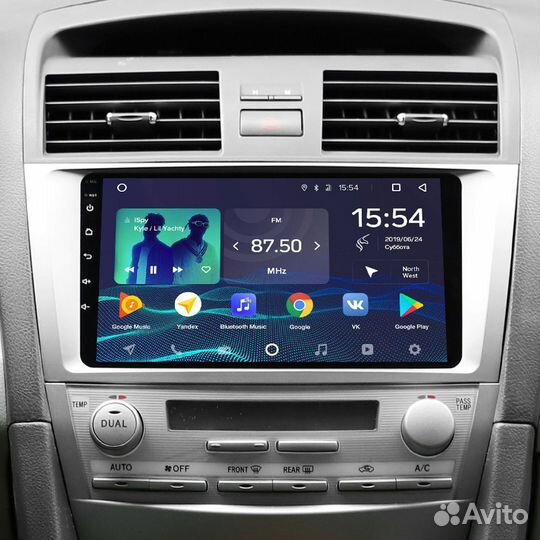 Магнитола Toyota Camry 40 Антирадар блютуз