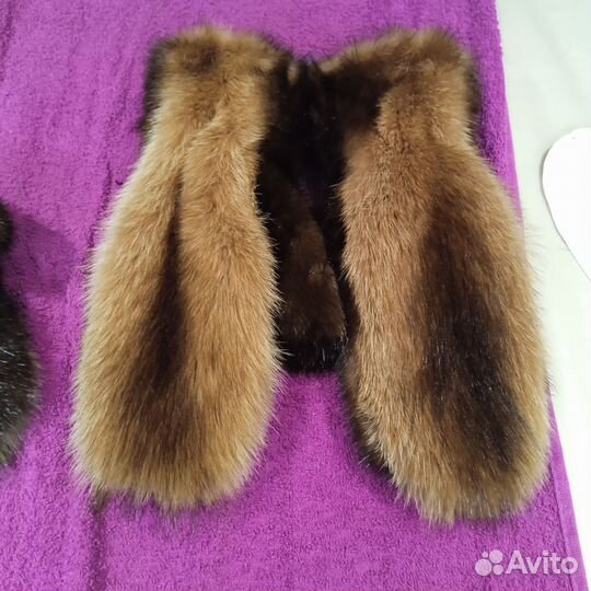Варежки хорь норка новые
