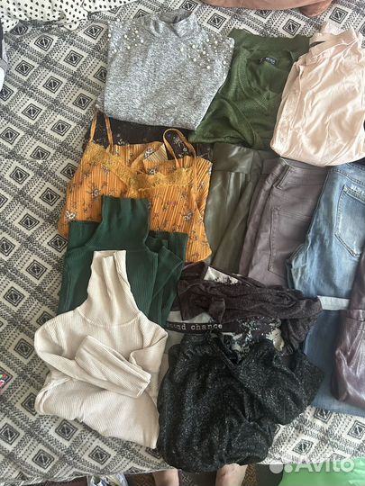 Огромный пакет женских вещей mango h&m