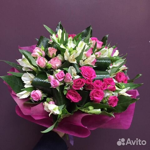 Букет цветов 080