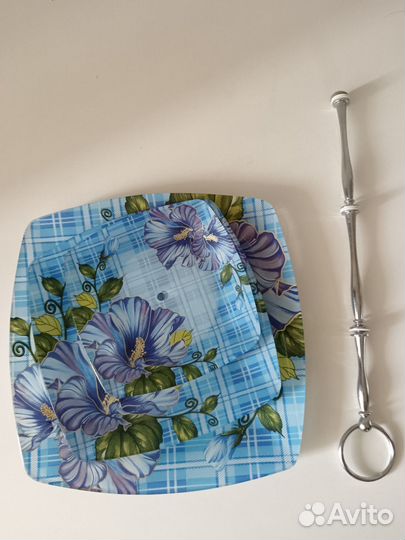 Трехъярусное блюдо фруктовница конфетница