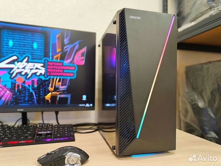 Игровой пк Core i7 8700 gtx1050 ti 16gb DDR4 ssd