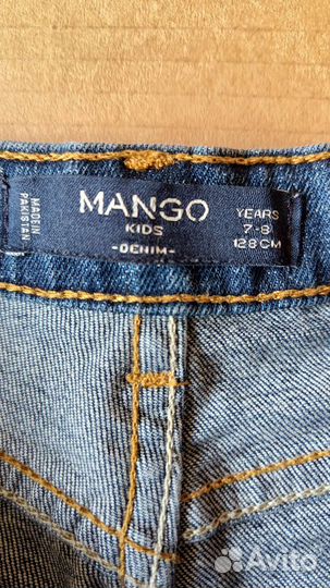 Джинсы для мальчика mango 128