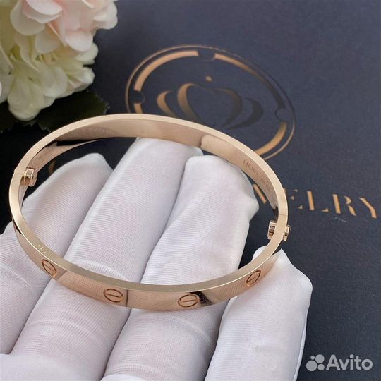 Браслет Cartier Love из розового золота