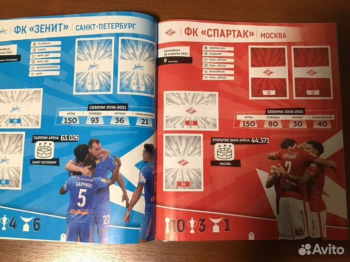 Альбом, наклейки, блоки рпл 2021-2022