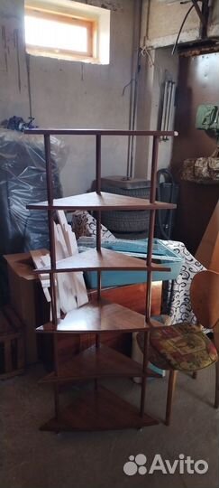 Полка стеллаж угловая