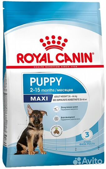 15 кг, Royal Canin Puppy Maxi