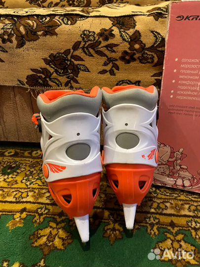 Коньки раздвижные 37-40