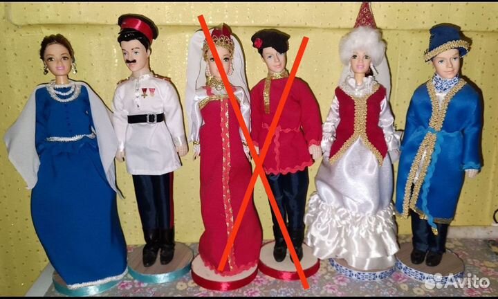 Куклы в национальный костюмах