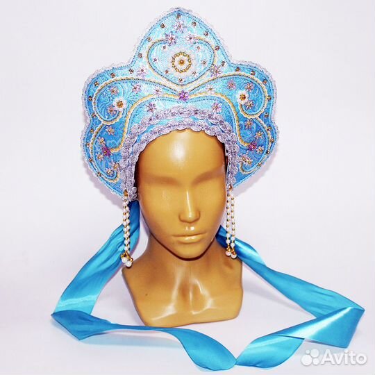 Кокошник для Снегурочки 