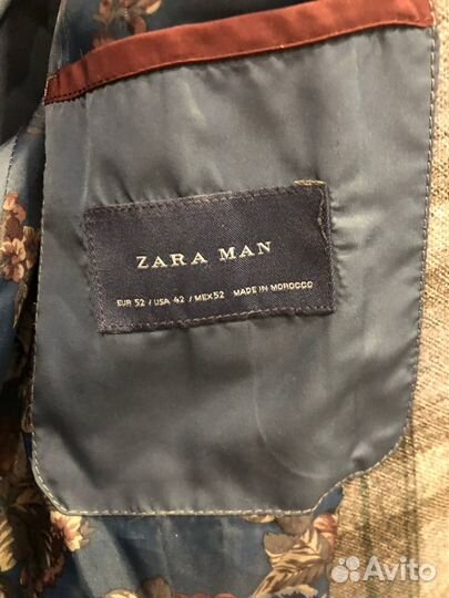 Пиджак мужской Zara Красивишный