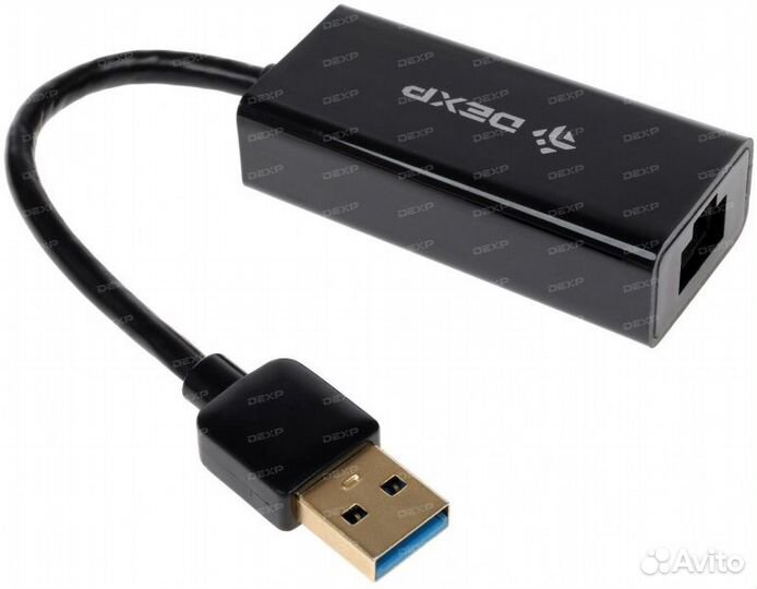 Сетевая карта dexp AT-UH002B, USB 3.0