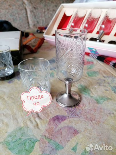 Продам бокалы, фужеры по 6 штук