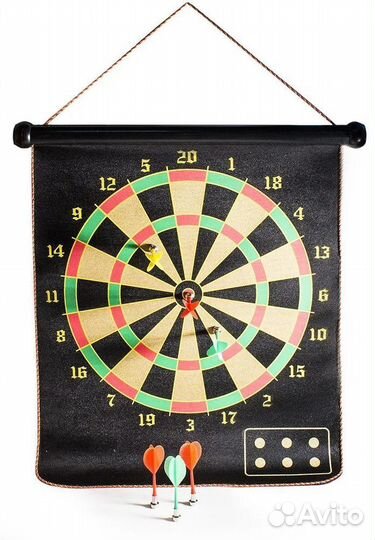 Дартс магнитный двухсторонний