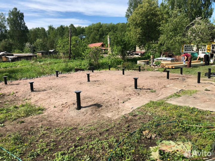 Винтовые сваи 108/2500 под ключ