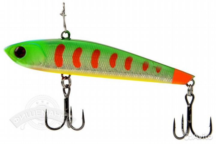 Виб ecopro Sharkey 75мм 20г 009-Lemon Red Tag