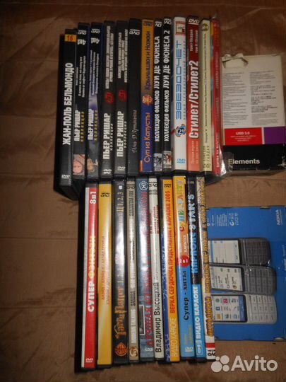 DVD.П.Ришар,Л.де Фюнес,Ж-П.Бельмондо,Л.Гайдай и др