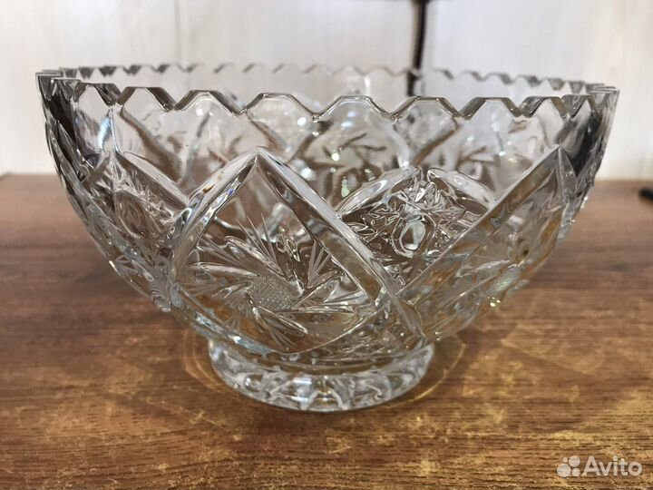 Вазы Салатники Хрусталь Винтаж
